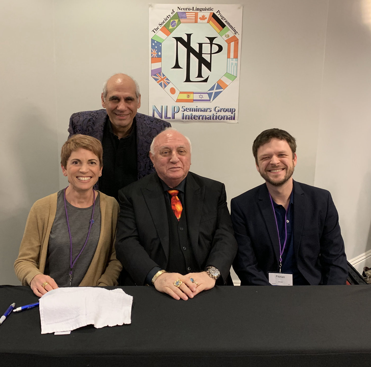 Miriam Deforth, Richard Bandler, John LaValle und Florian Groß